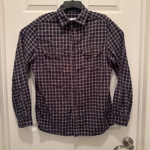 Good Fellow Shirt Men’s Sz M Flannel Long Sleeve Button Down Shirt